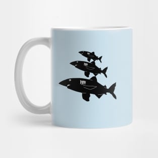 3 Sharks roamin' Mug